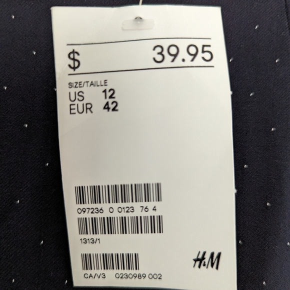 H&M Dark Blue dress - Picture 6 of 8